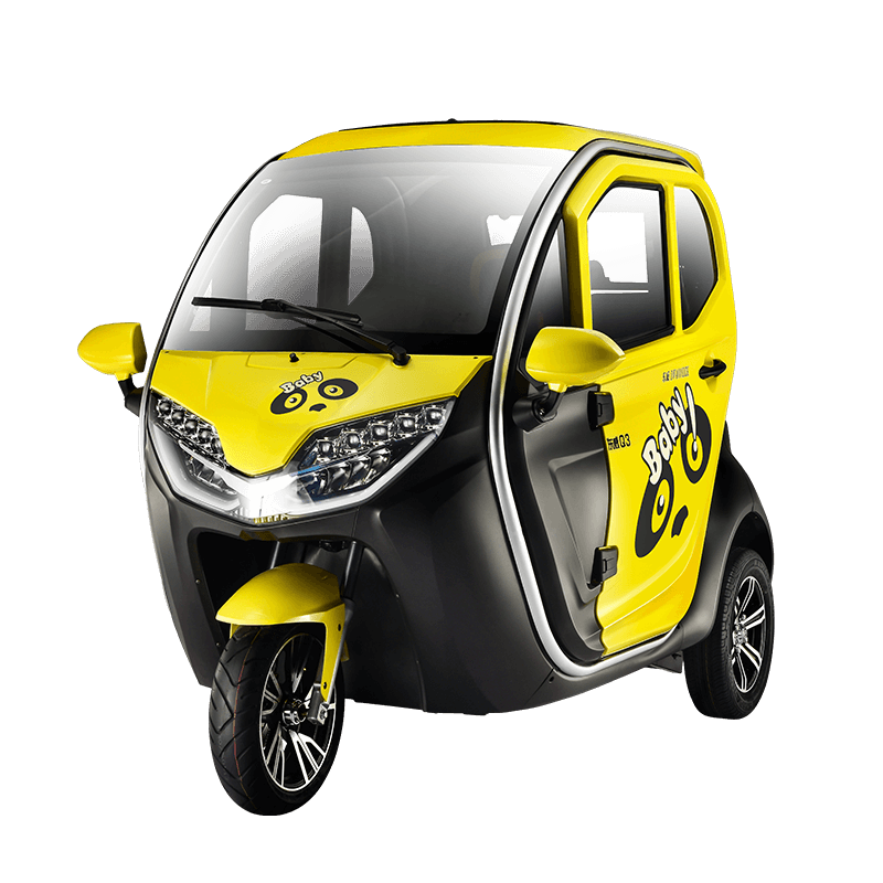 Q3 Euro5 L2e-P EEC/COC Approval Micro 2 seater electric tricycle